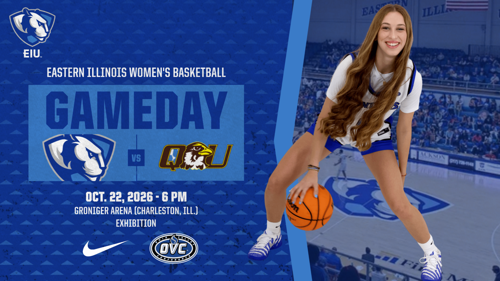 EIU women's basketball hosts Quincy on Thursday for exhibition basketball