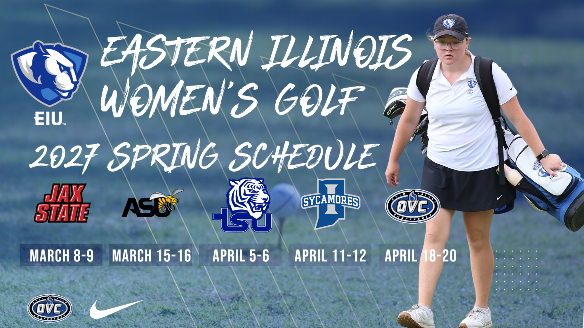 EIU women's golf releases 2027 spring schedule