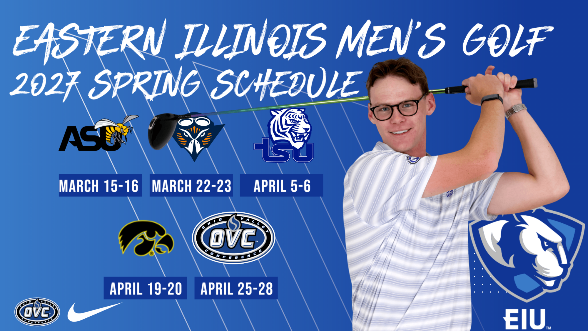 EIU men's golf releases 2027 spring schedule