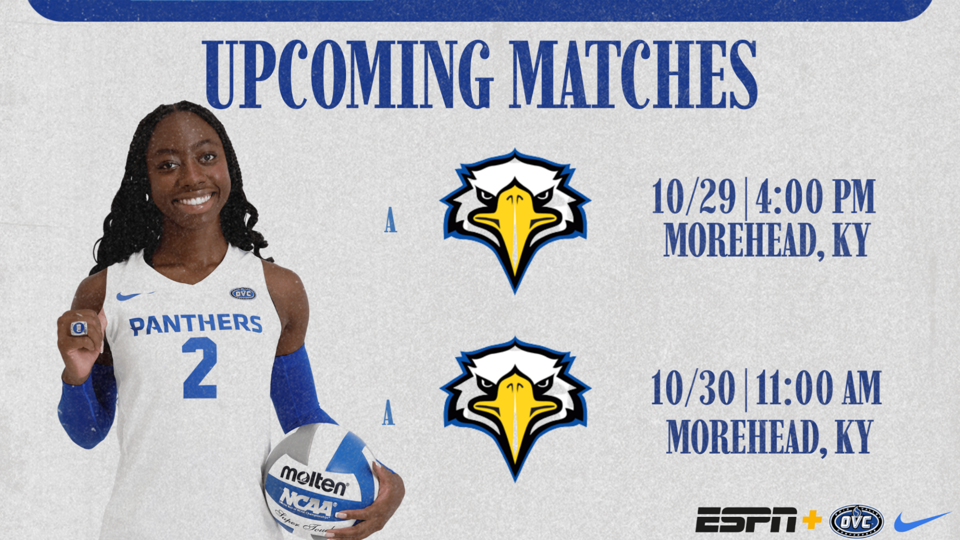 EIU VB Preview at Morehead State