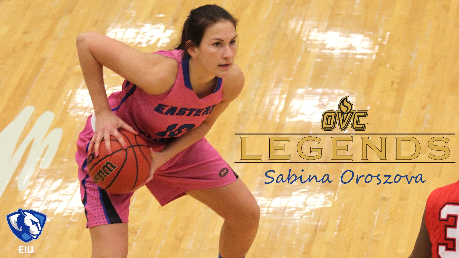 EIU's Sabina Oroszova was named an OVC Legend for the 2026 Tournament