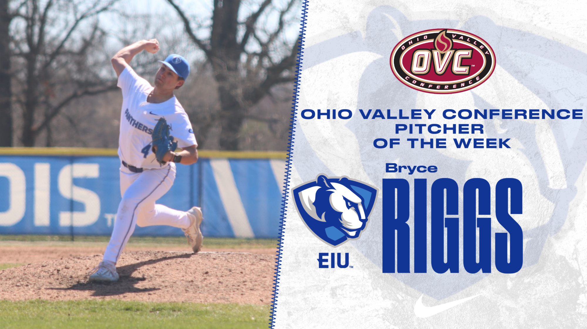 Bryce Riggs OVC Pitcher of the Week