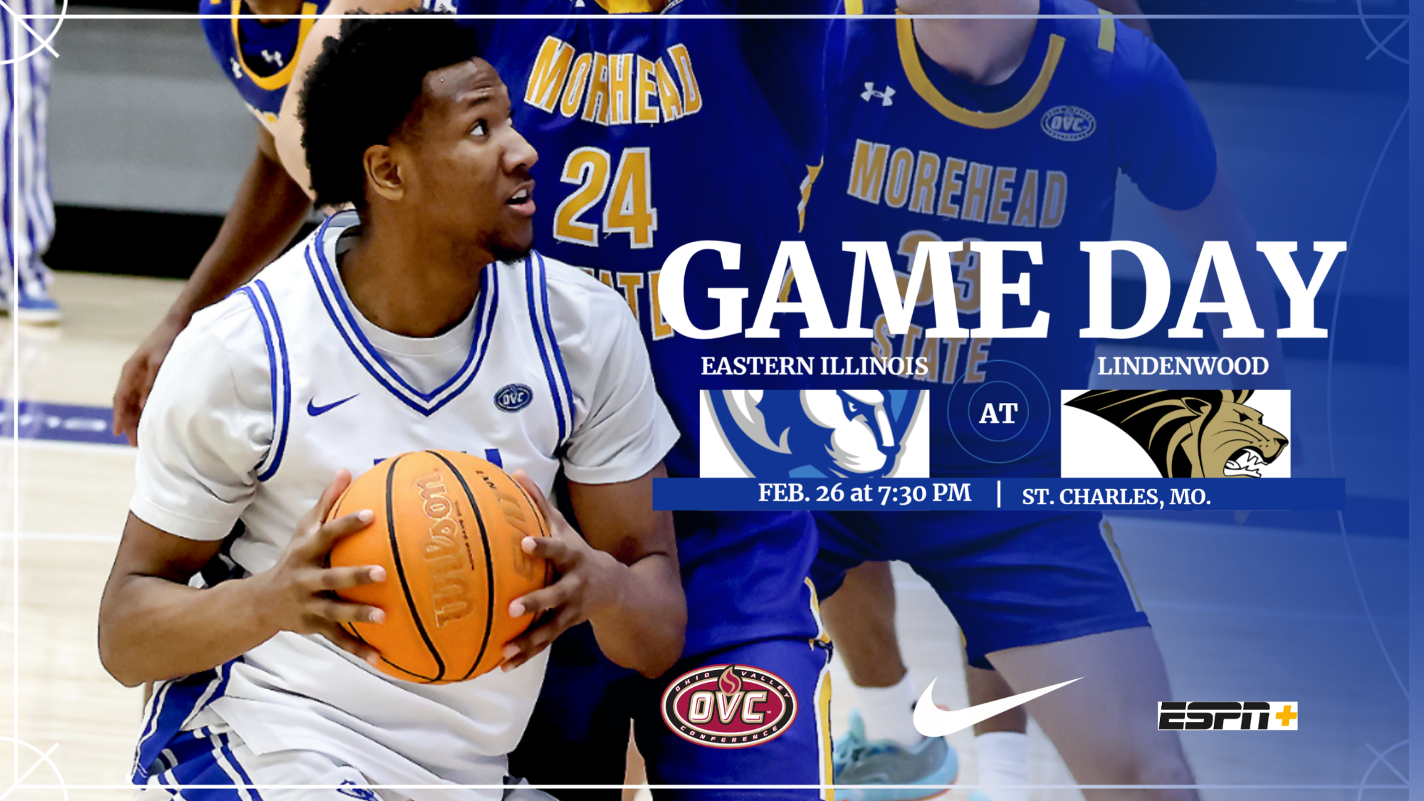 Men's Basketball on the road Thursday at Lindenwood - Prince Johnson pictured