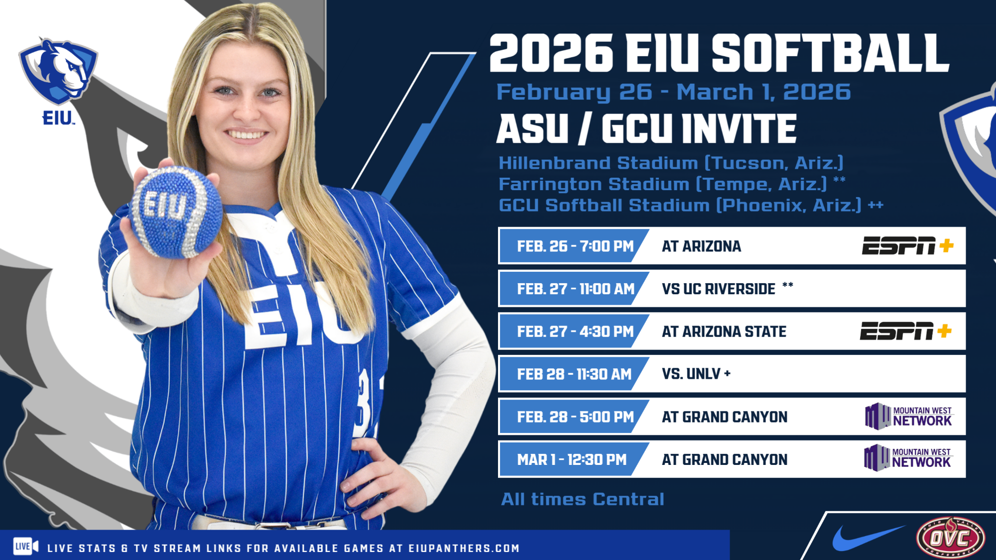 Softball to play four nationally ranked games in Arizona this weekend - Maddux Marshall featured