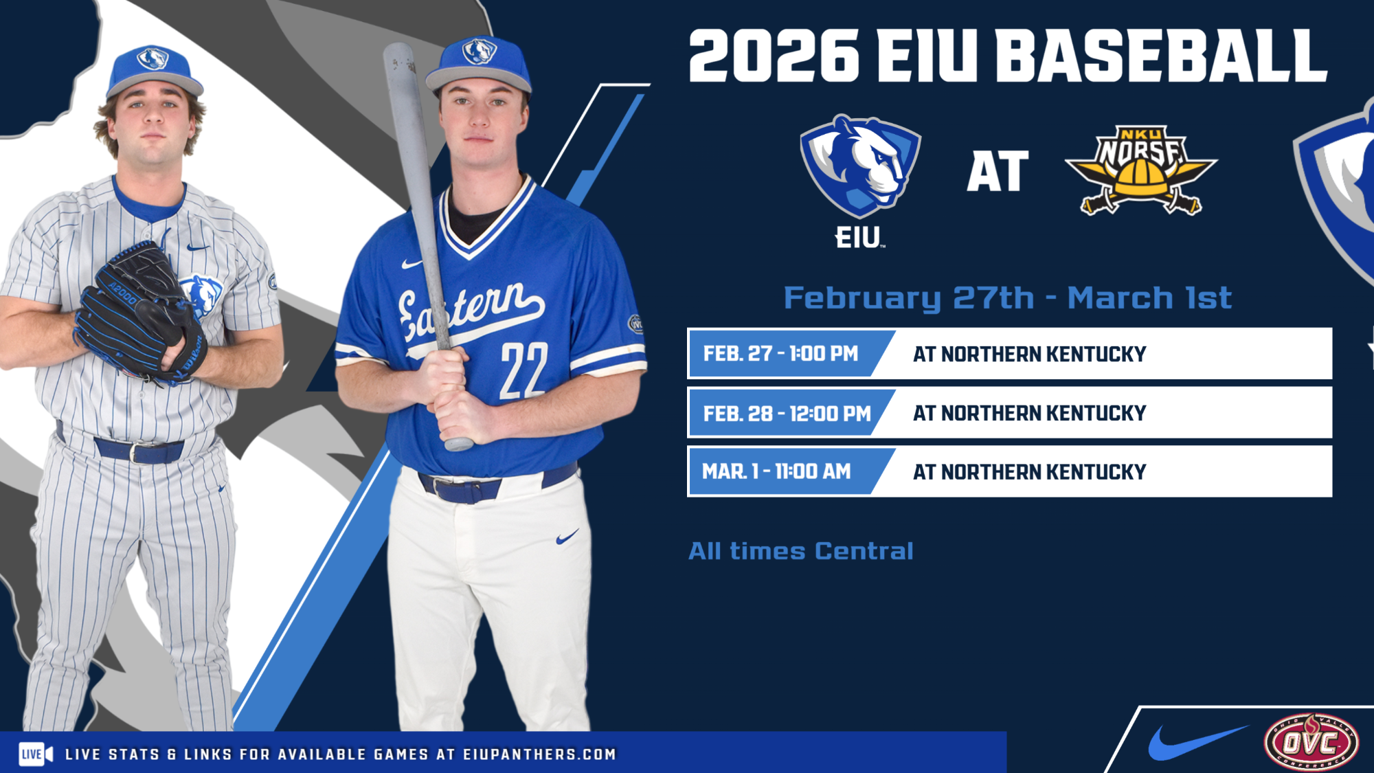 EIU Baseball Preview at NKU