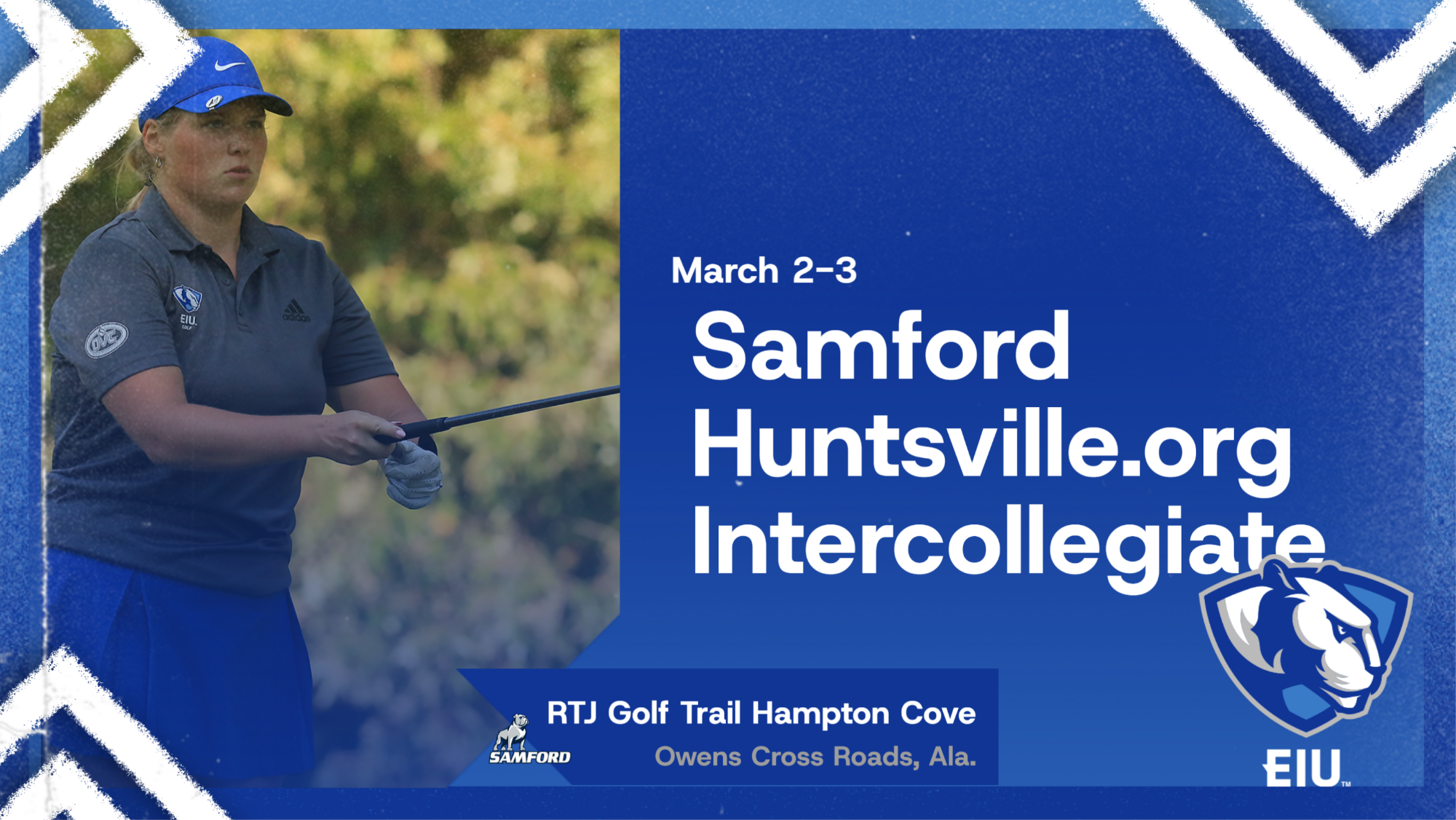 EIU women's golf at Samford Huntsville.org Intercollegiate on Monday