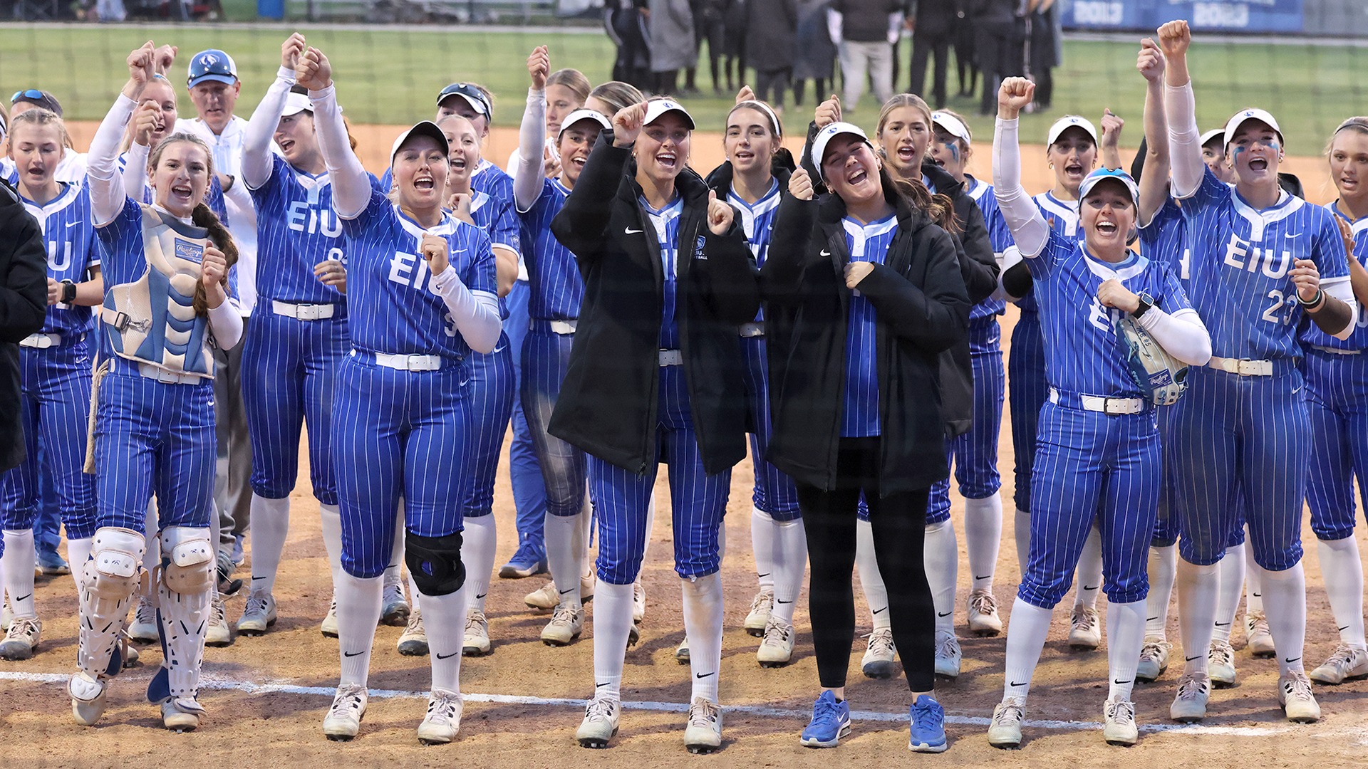 EIU Fight Song following win over Lindenwood on Saturday
