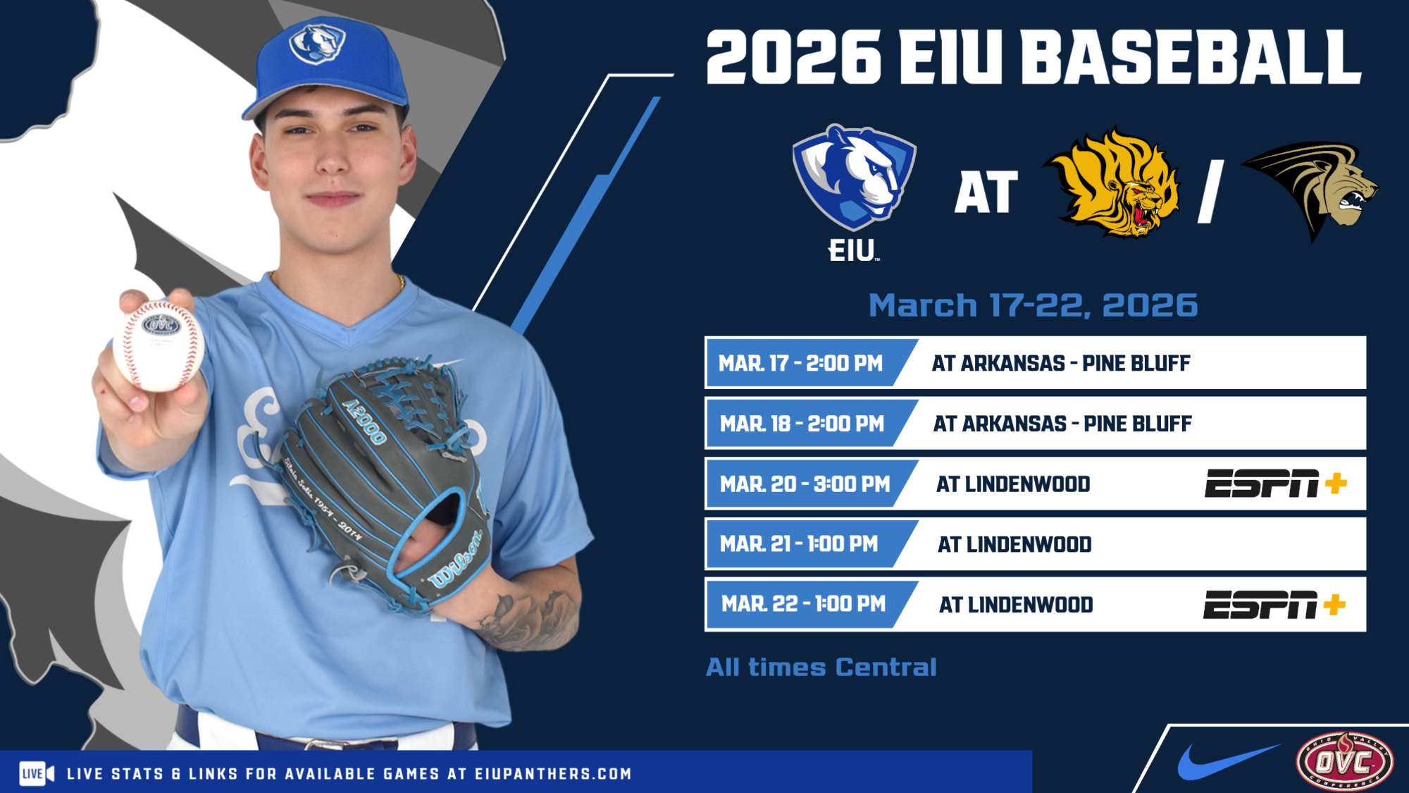 Baseball Preview vs. Ark Pine Bluff/Lindenwood