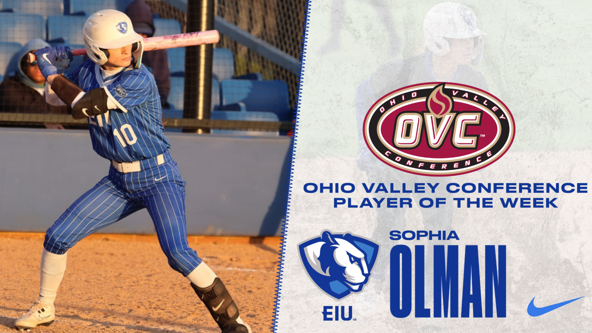 Sophia Olman named OVC Player of the Week - March 23, 2026