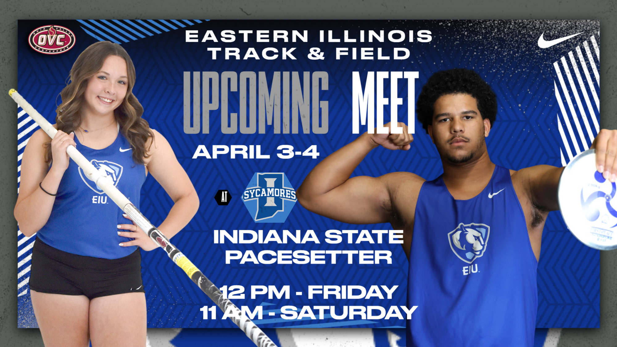 EIU Outdoor Track heads to Indiana State Pacesetter for 