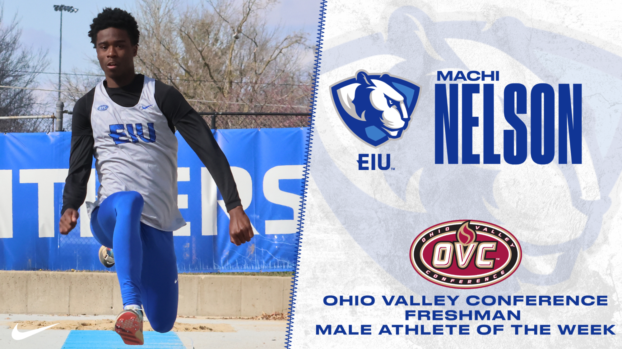 Machi Nelson named OVC Male Freshman of the Week 