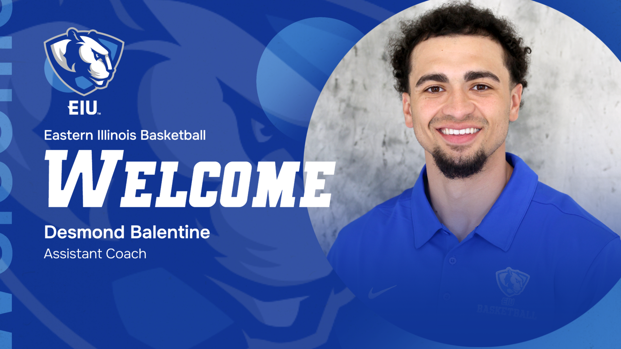 Desmond Balentine joins EIU men's basketball staff