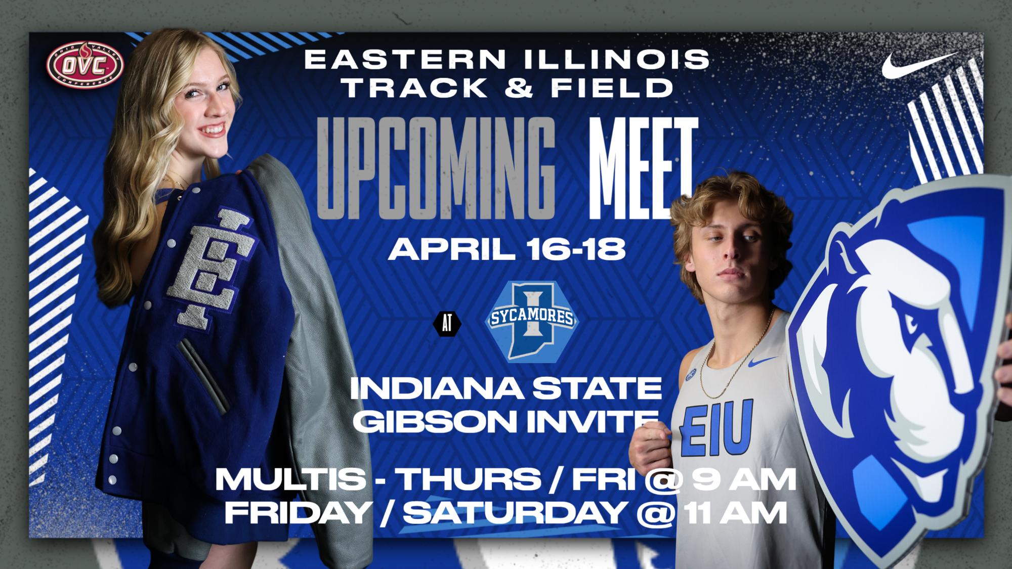 EIU track and field heads to Indiana State Gibson Invite this weekend 