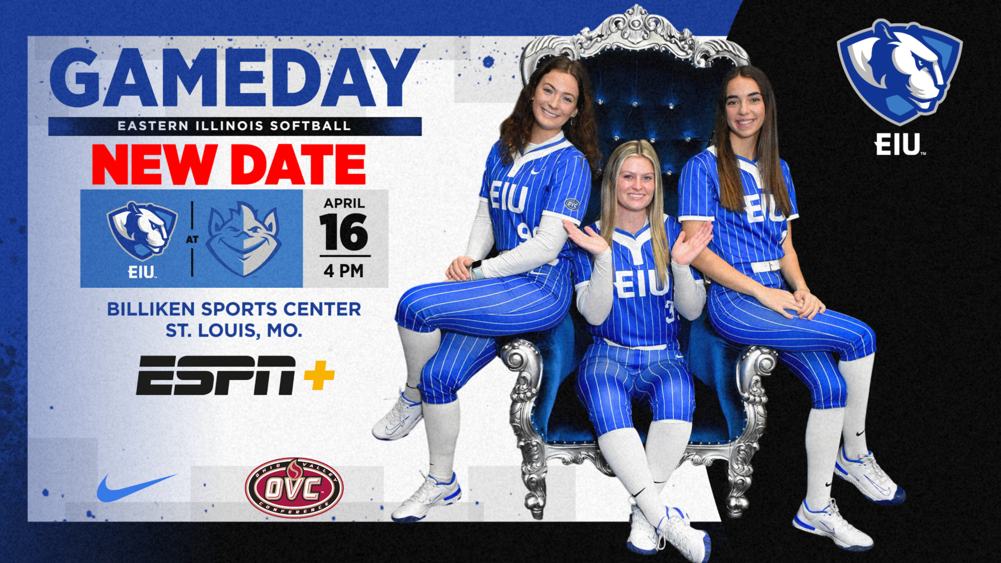 New Game Time For EIU At Saint Louis Softball