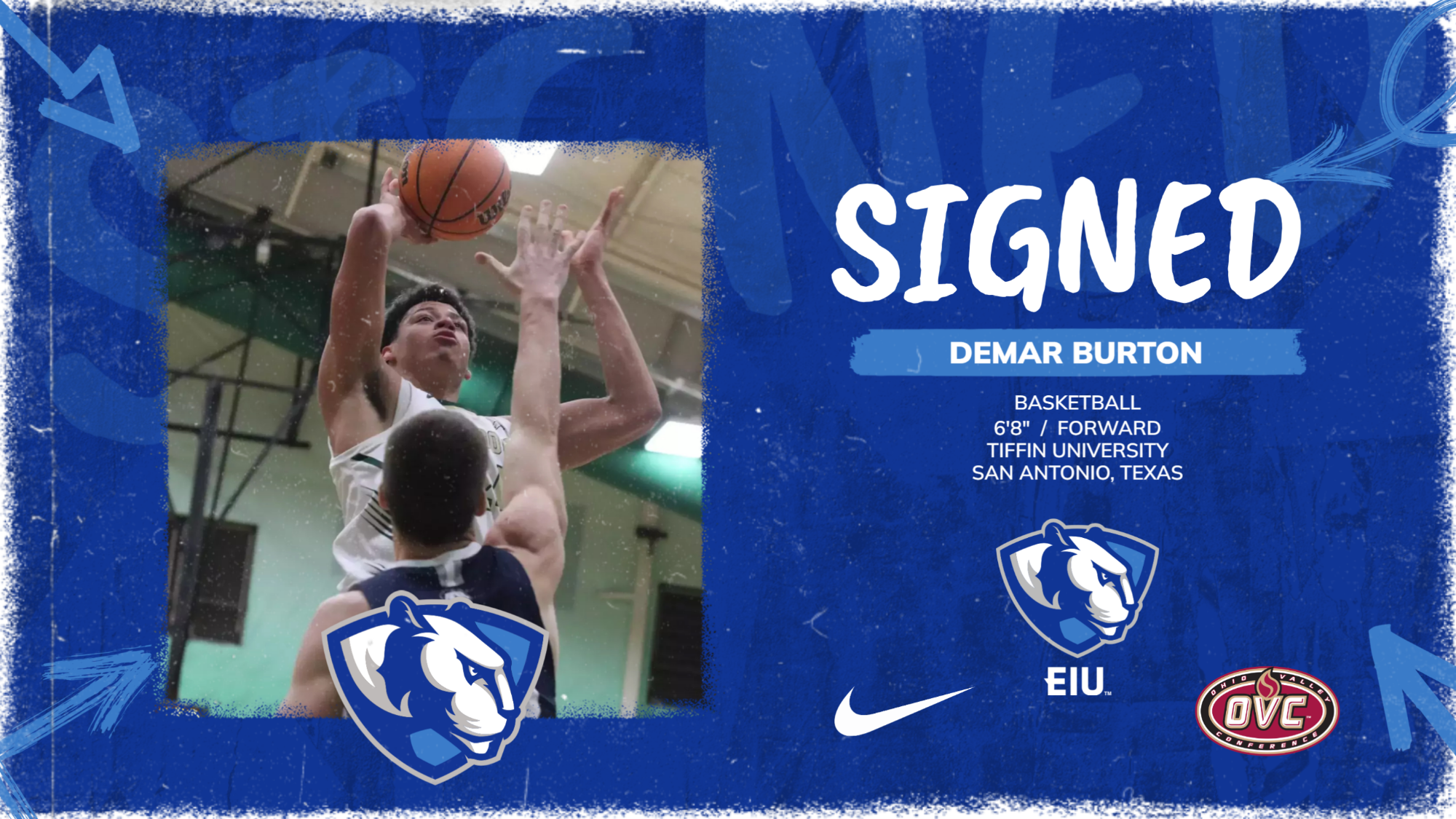 Demar Burton Signs with EIU Men's Basketball
