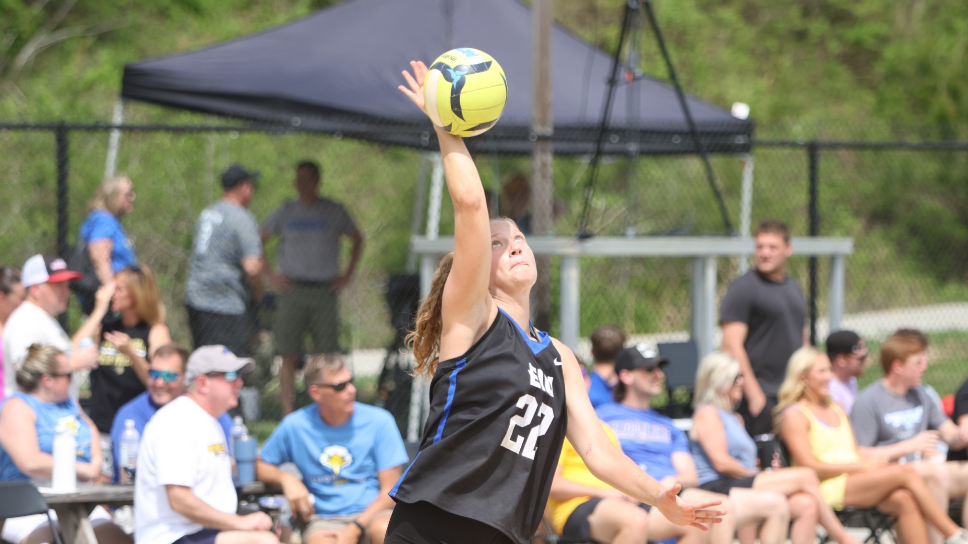 Emma Schroeder at Morehead State Beach VB
