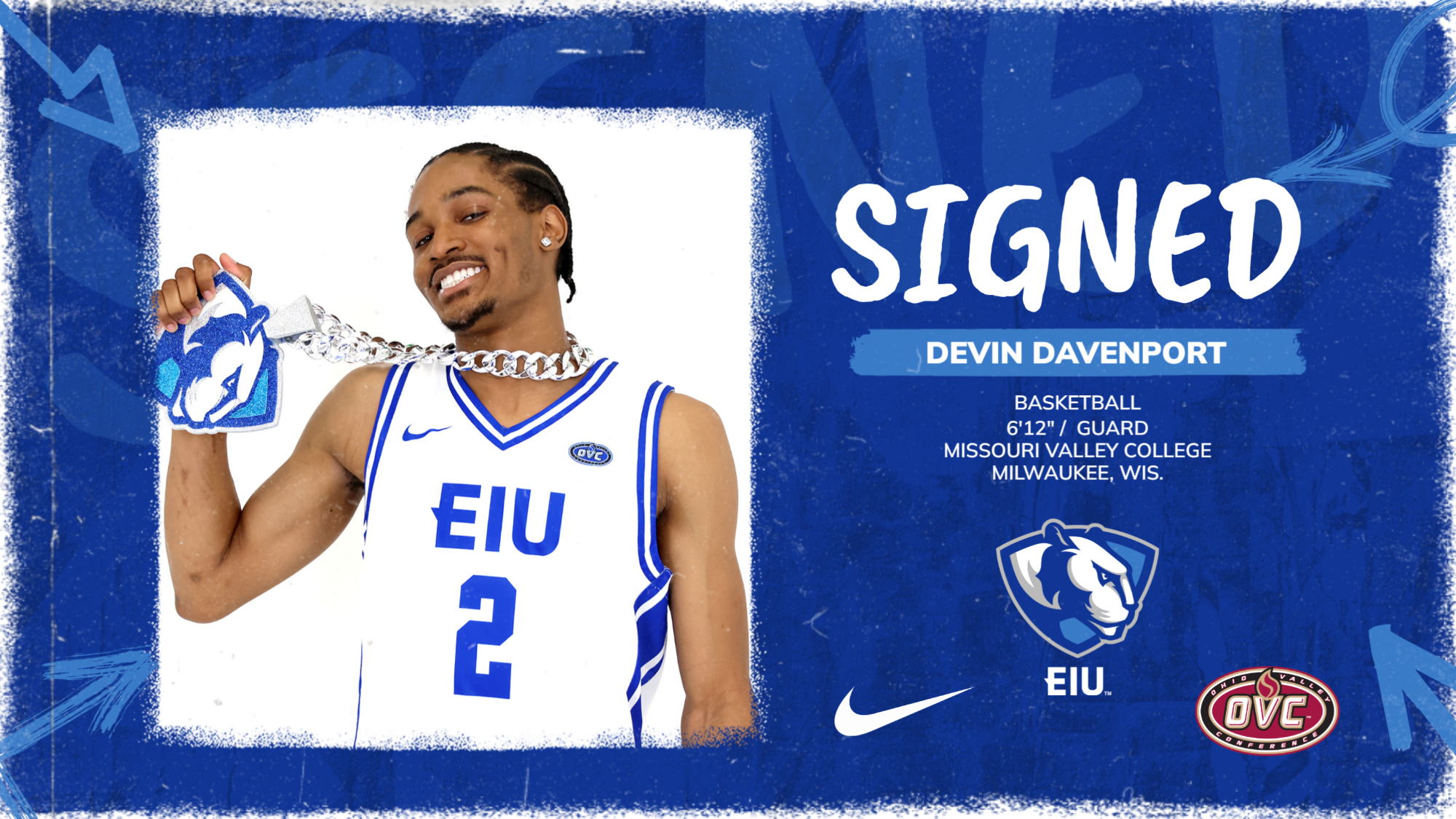 EIU Men's Basketball Signs transfer guard Devin Davenport