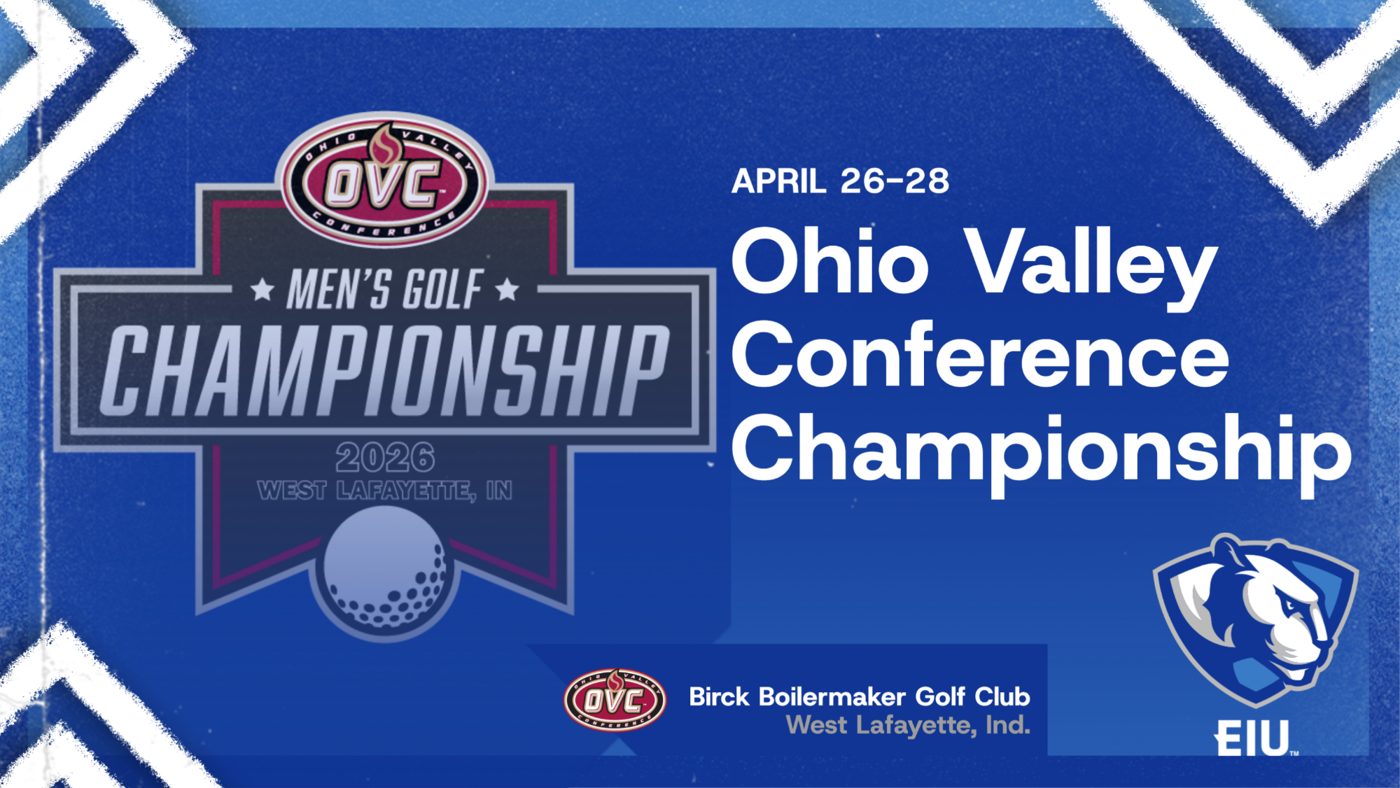 EIU men's golf set for 2026 OVC Championships in West Lafayette, Ind.