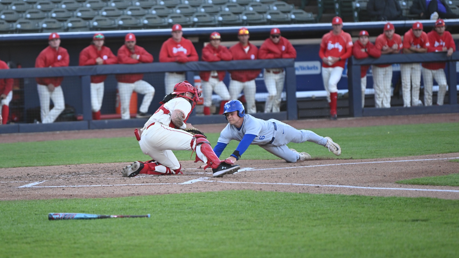 Brett Stanley Sliding To Home 