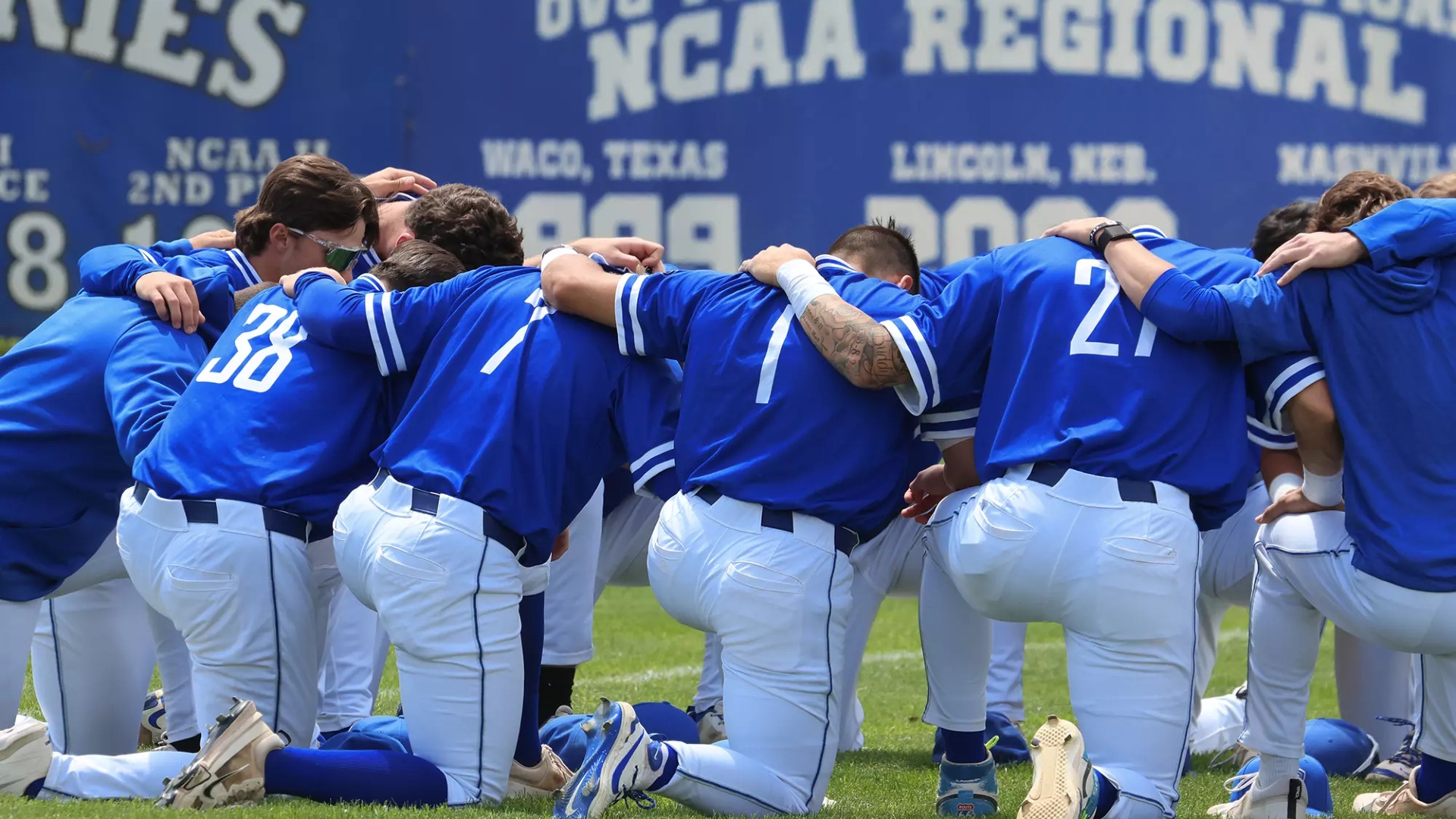Baseball Team Huddle 