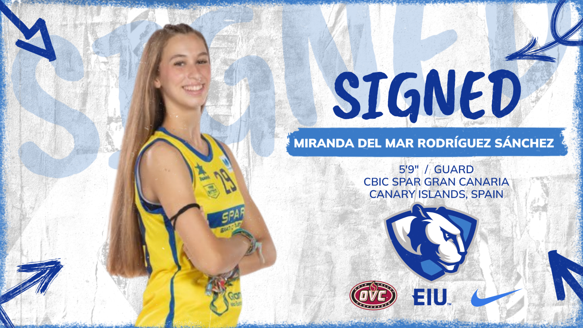 Miranda Del Mar Rodriguez Sanchez signs with EIU women's basketball
