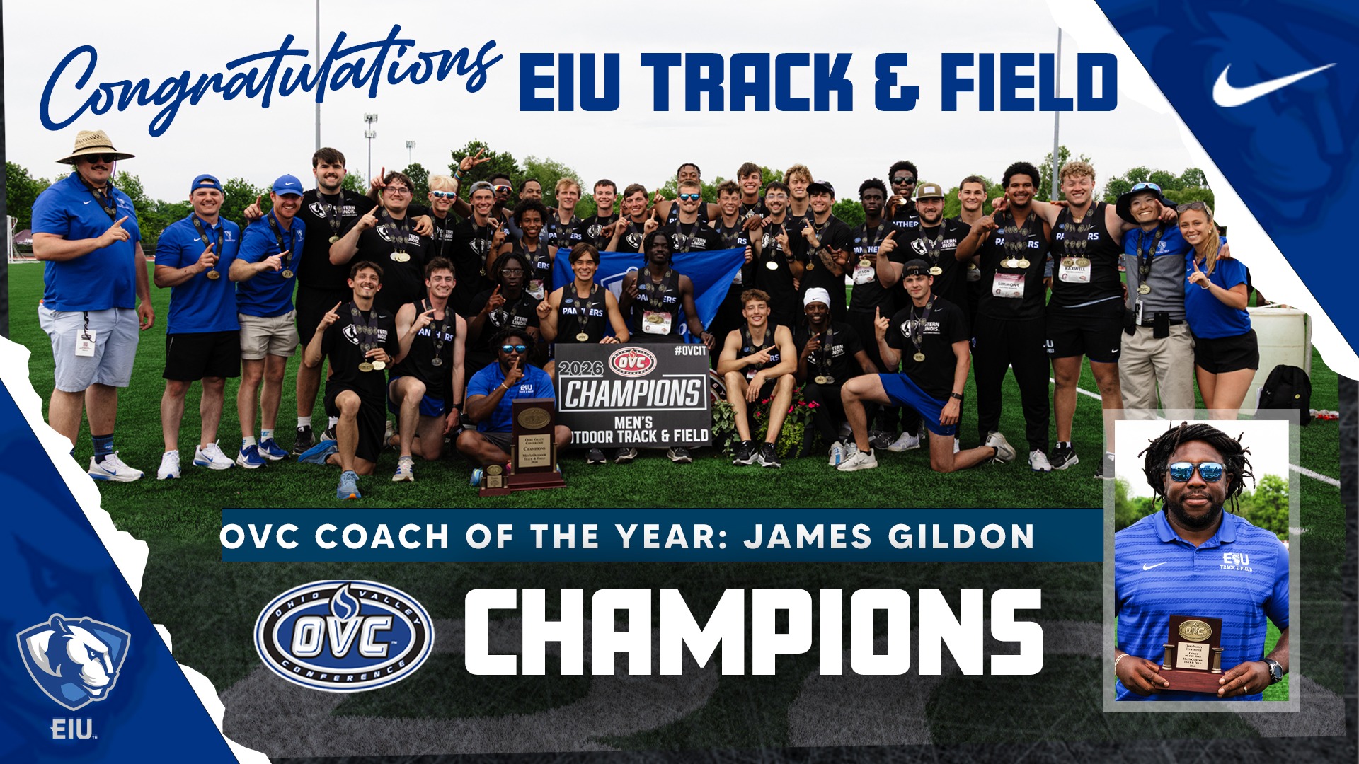 EIU Track & Field Wins 2026 OVC Outdoor Championship