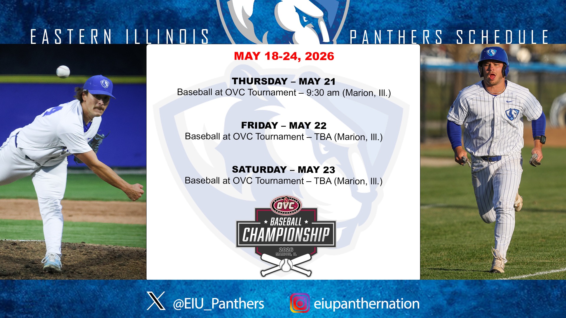 This Week in EIU Athletics - May 18-24, 2026