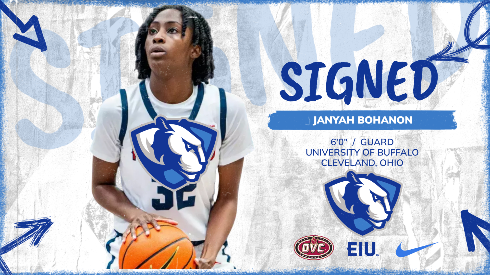 Janyah Bohanon signs with Eastern Illinois women's basketball