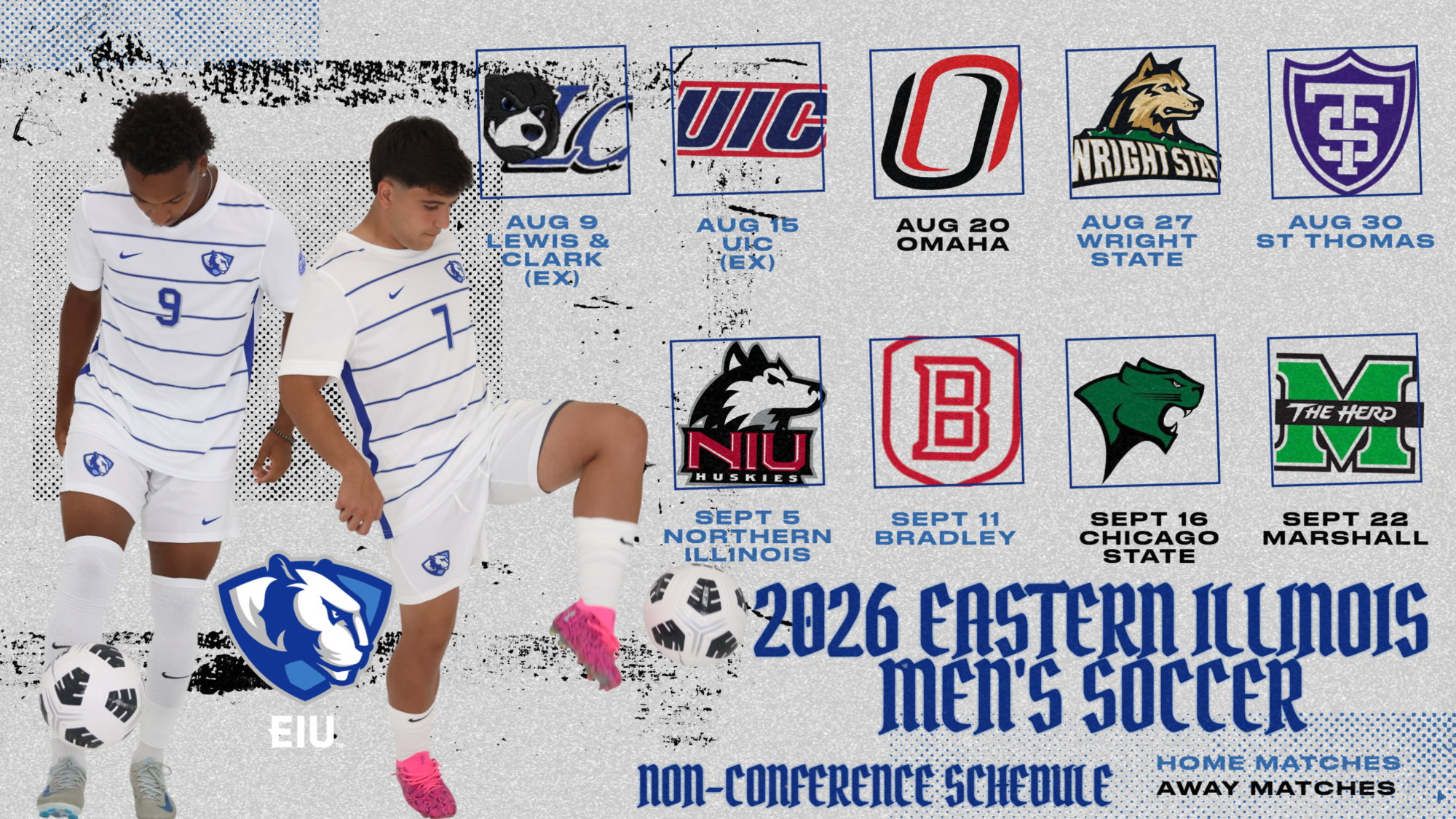 EIU men's soccer releases 2026 non-conference schedule