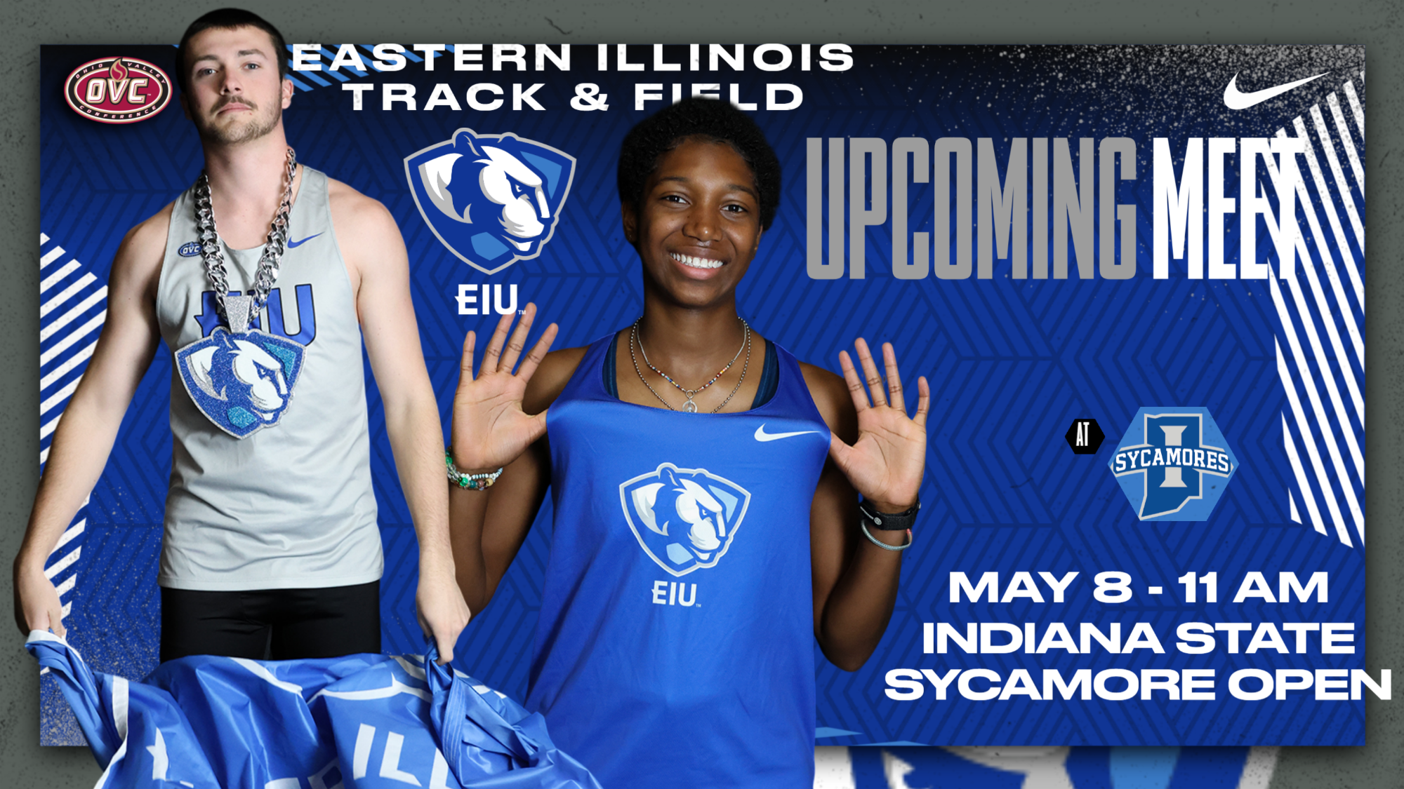EIU track and field wraps up regular season at Indiana State Sycamore Open on Friday