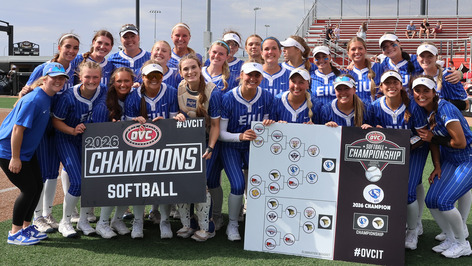 2026 OVC Champions - EIU Softball 