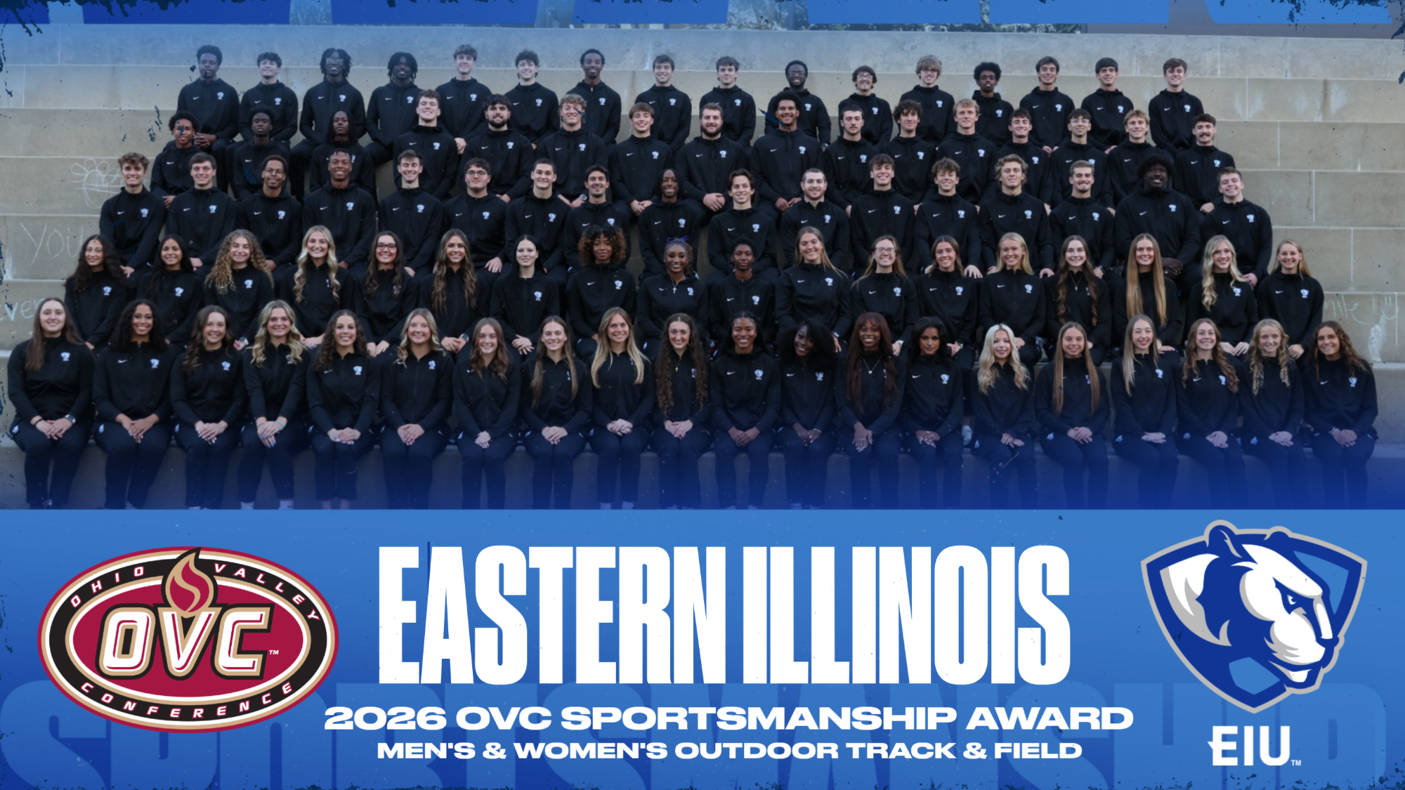 EIU Outdoor Track & Field Wins Men's And Women's OVC Sportsmanship Award
