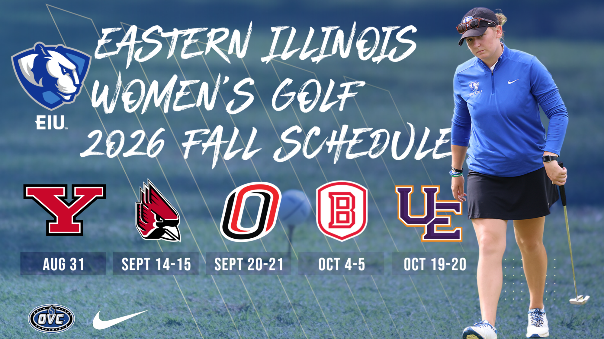 EIU 2026 Women's Golf Fall Schedule