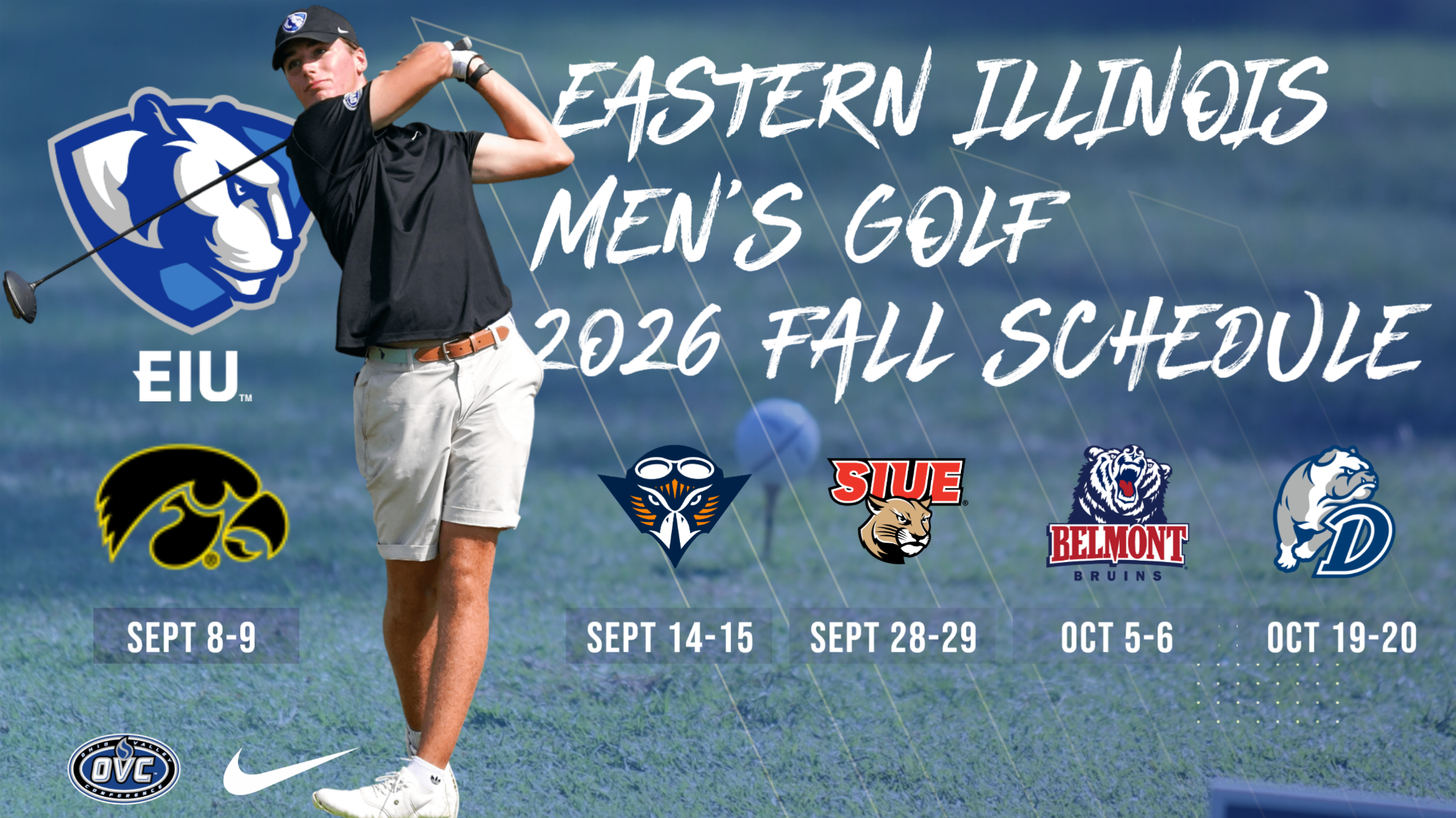 2026 EIU men's fall golf schedule