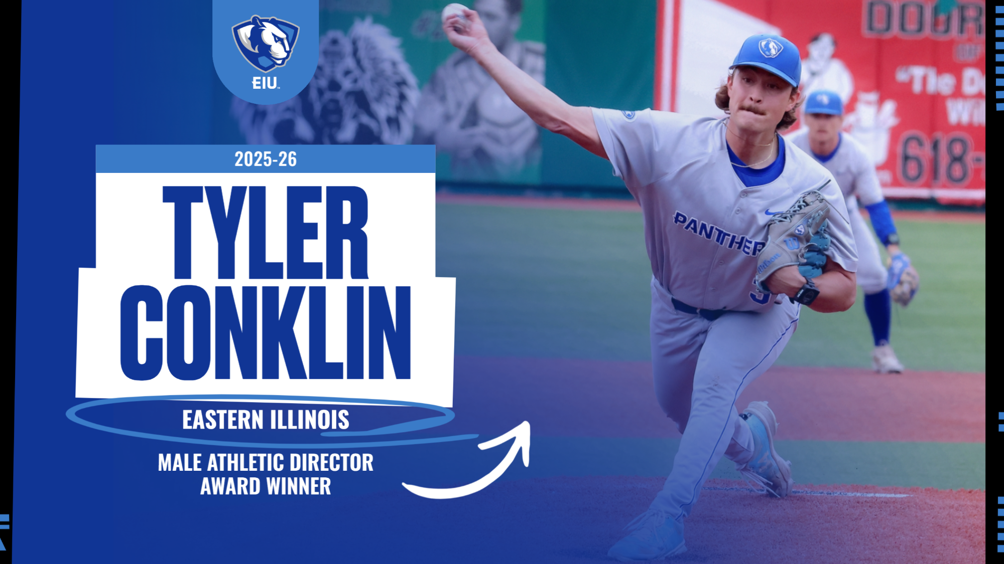 Tyler Conklin named 2025-26 EIU Male Athletic Director Award Winner