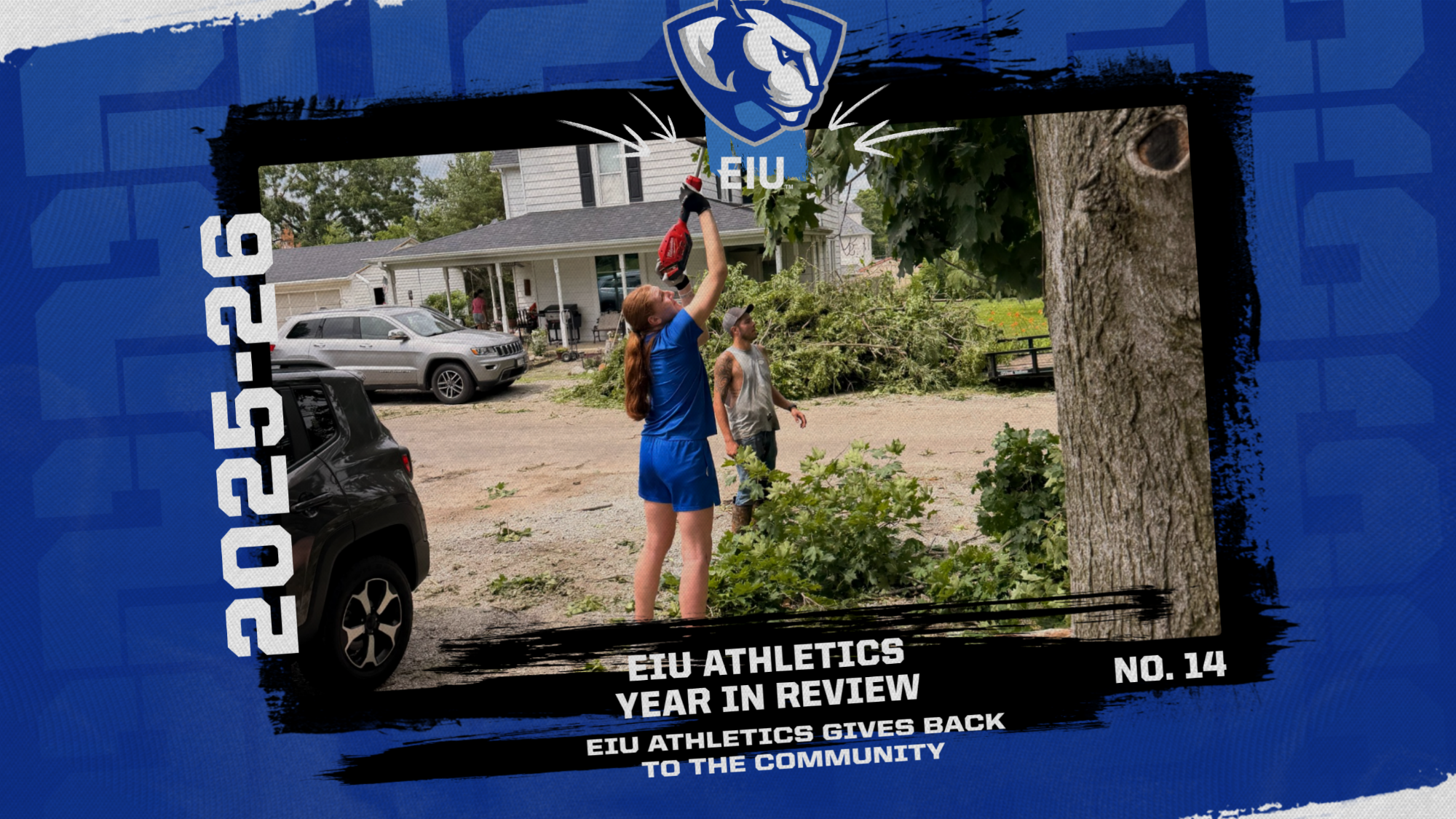EIU Athletics Year In Review No. 14 - Panthers give back to the community