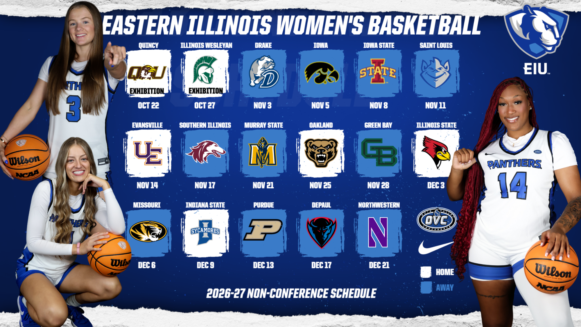EIU WBB Non-Conference Schedule