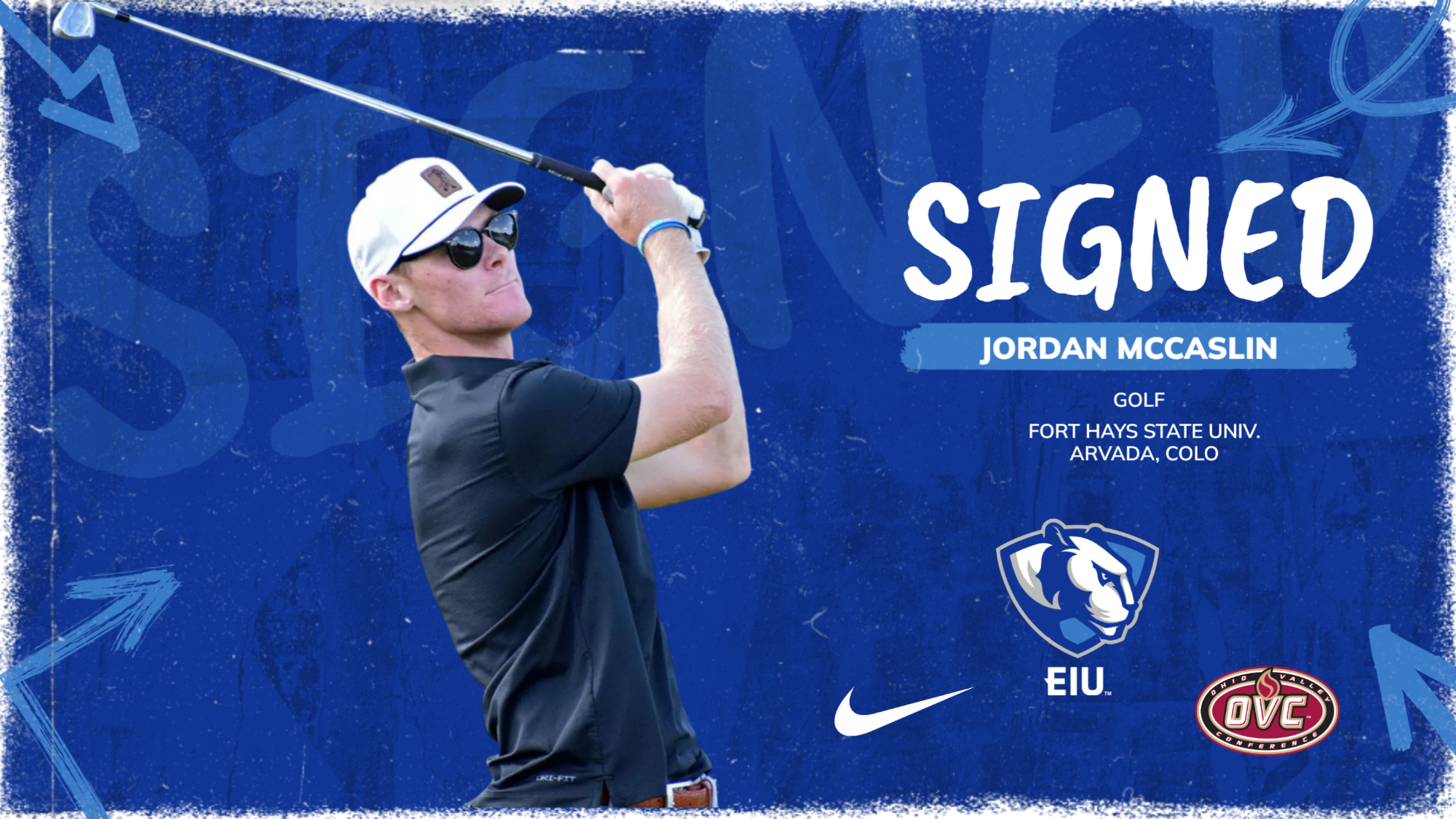 Jordan McCaslin transfers into EIU men's golf program for 2026-27