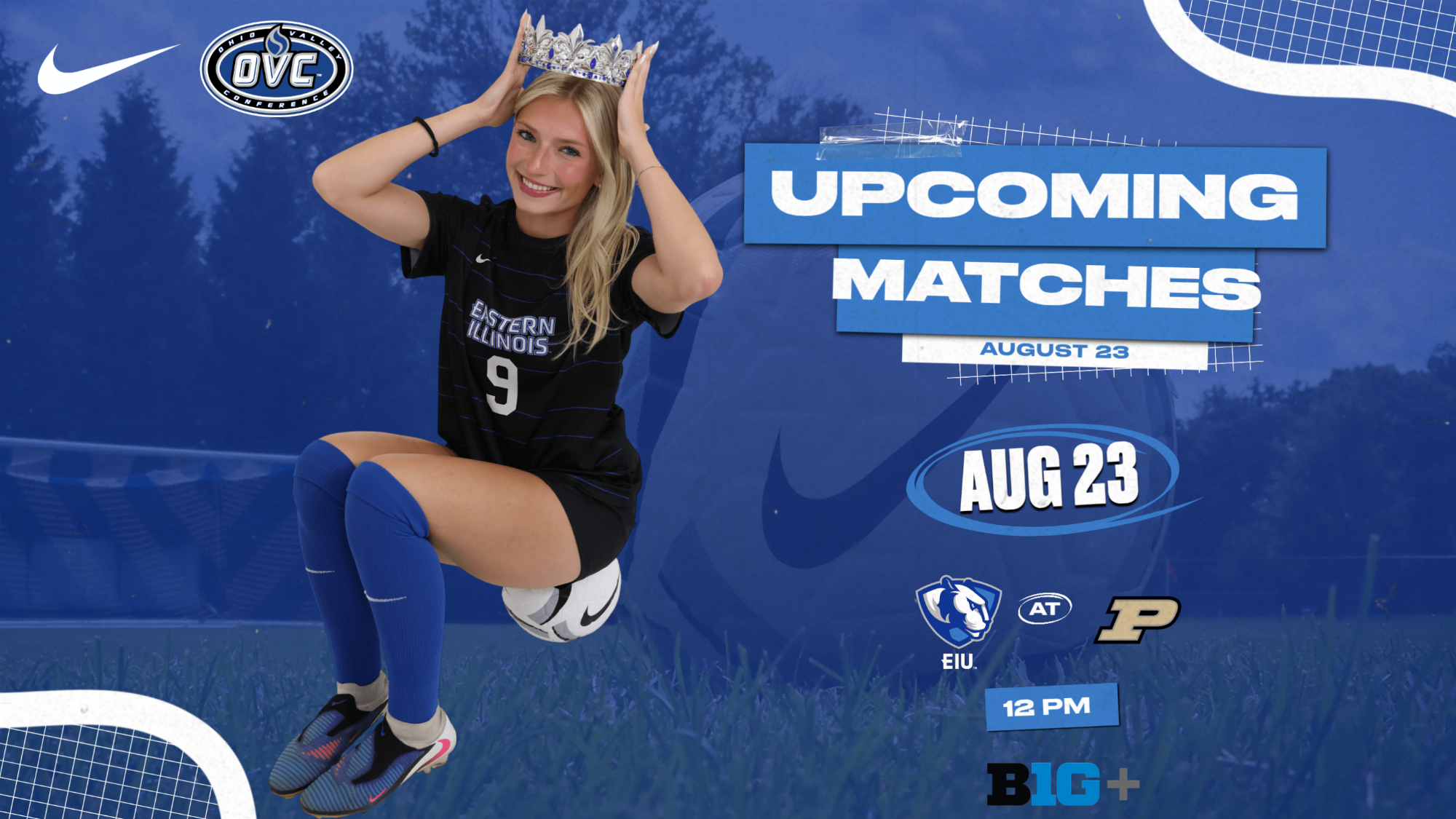 EIU Women's Soccer plays Sunday at Purdue (Ella Dwyer pictured)