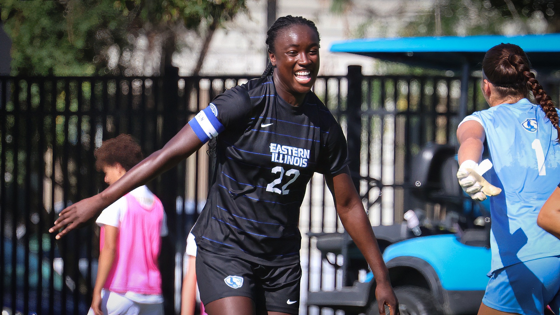 Alex Tetteh scored twice on Sunday in the Panthers win over Purdue Fort Wayne