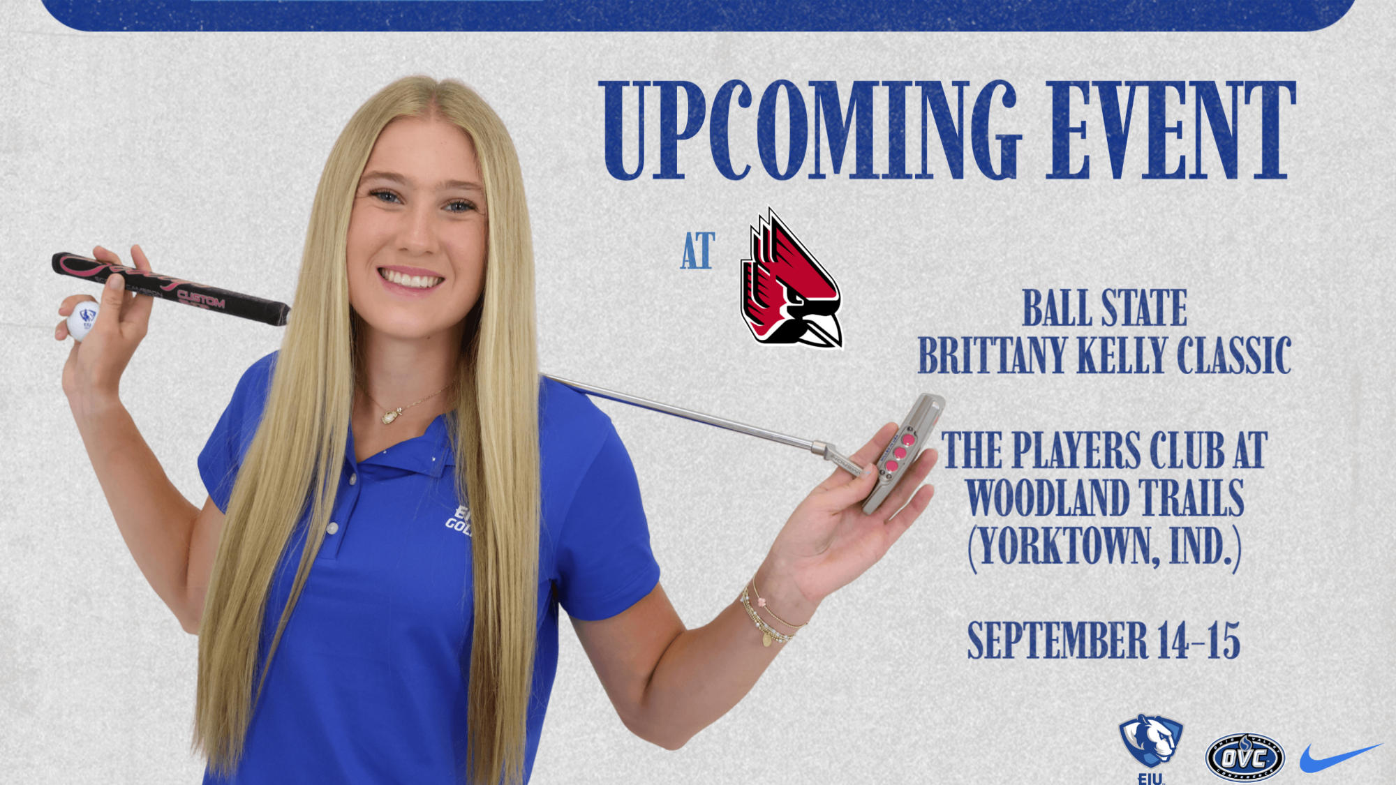 EIU women's golf back in action this week at the Ball State Brittany Kelly Classic