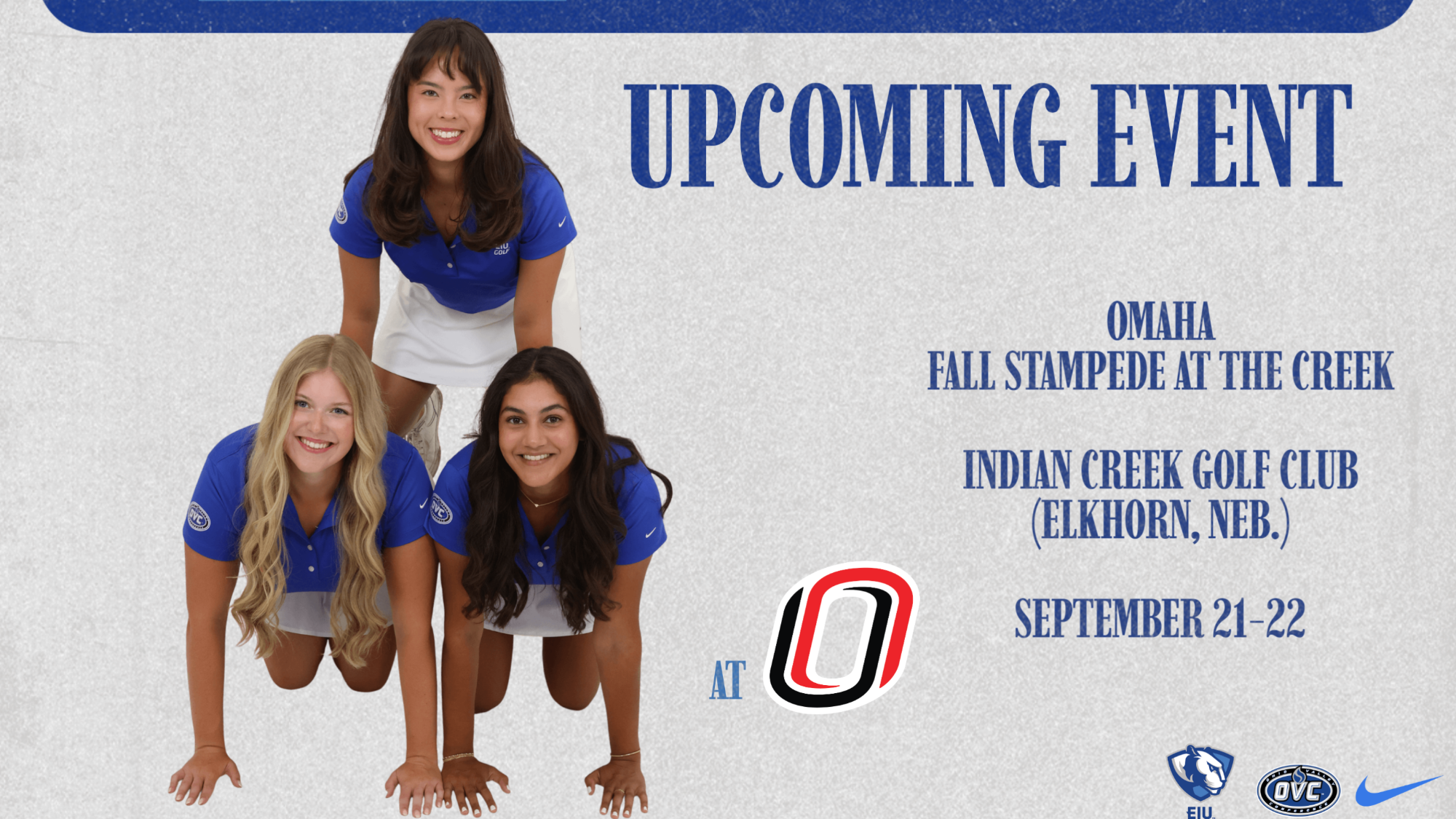 EIU women's golf heads to the Omaha Fall Stampede At The Creek