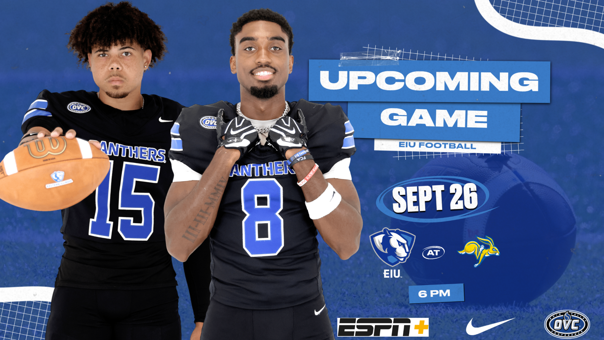 EIU Football Closes Non-Conference Play on Saturday at No. 2 South Dakota State