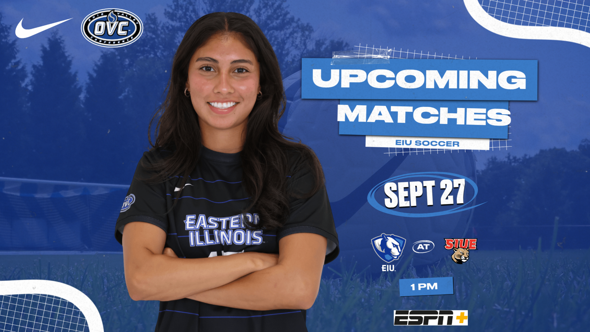 EIU women's soccer opens OVC play on Sunday at SIUE (Amelia Mundo pictured)
