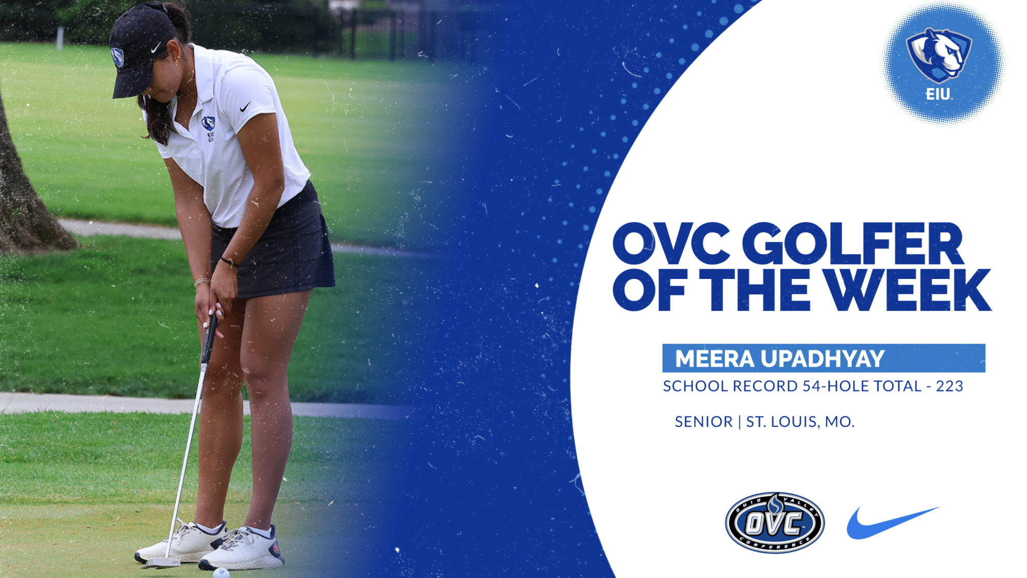 Meera Upadhyay named OVC Golfer of the Week
