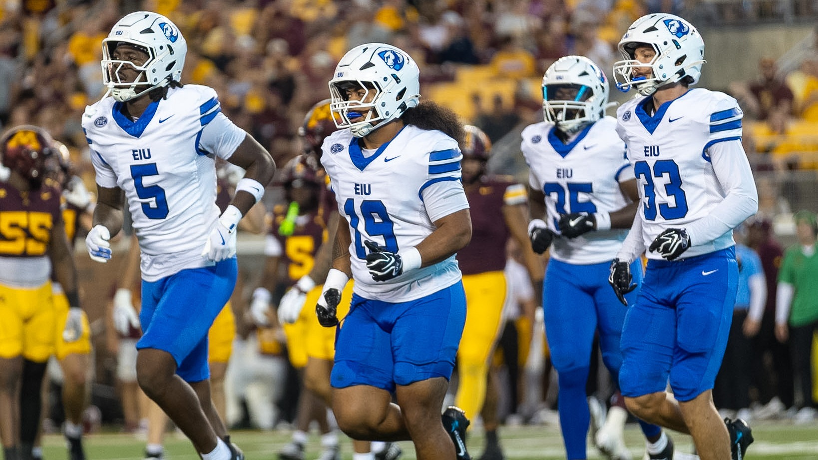 EIU Special Teams Unit takes the field at Minnesota
