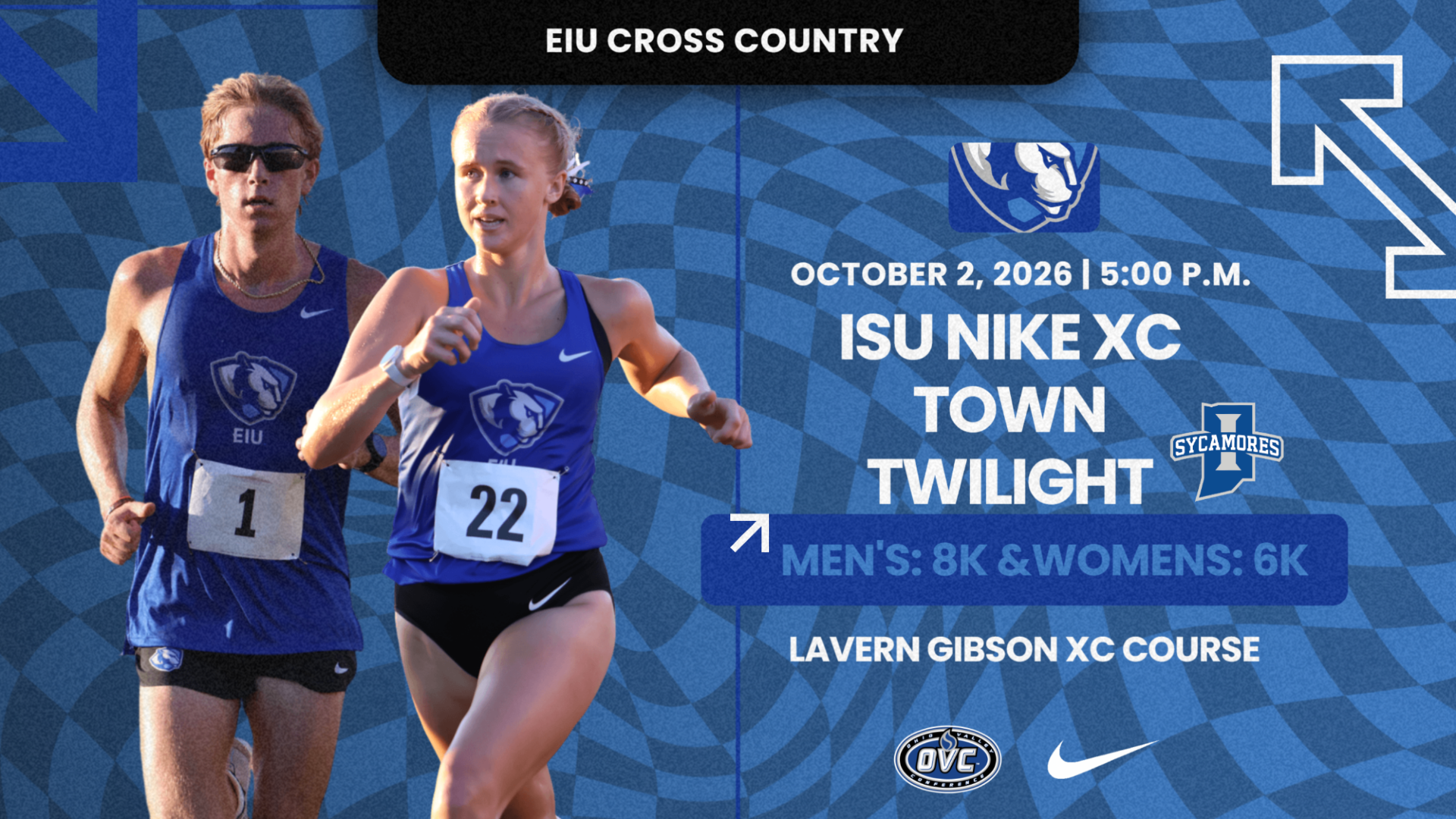 ISU XC Nike Town Twilight graphic