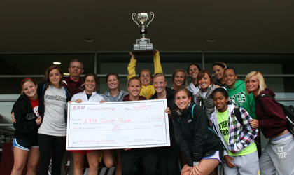 EKU Soccer Team Wins Colonel Cup