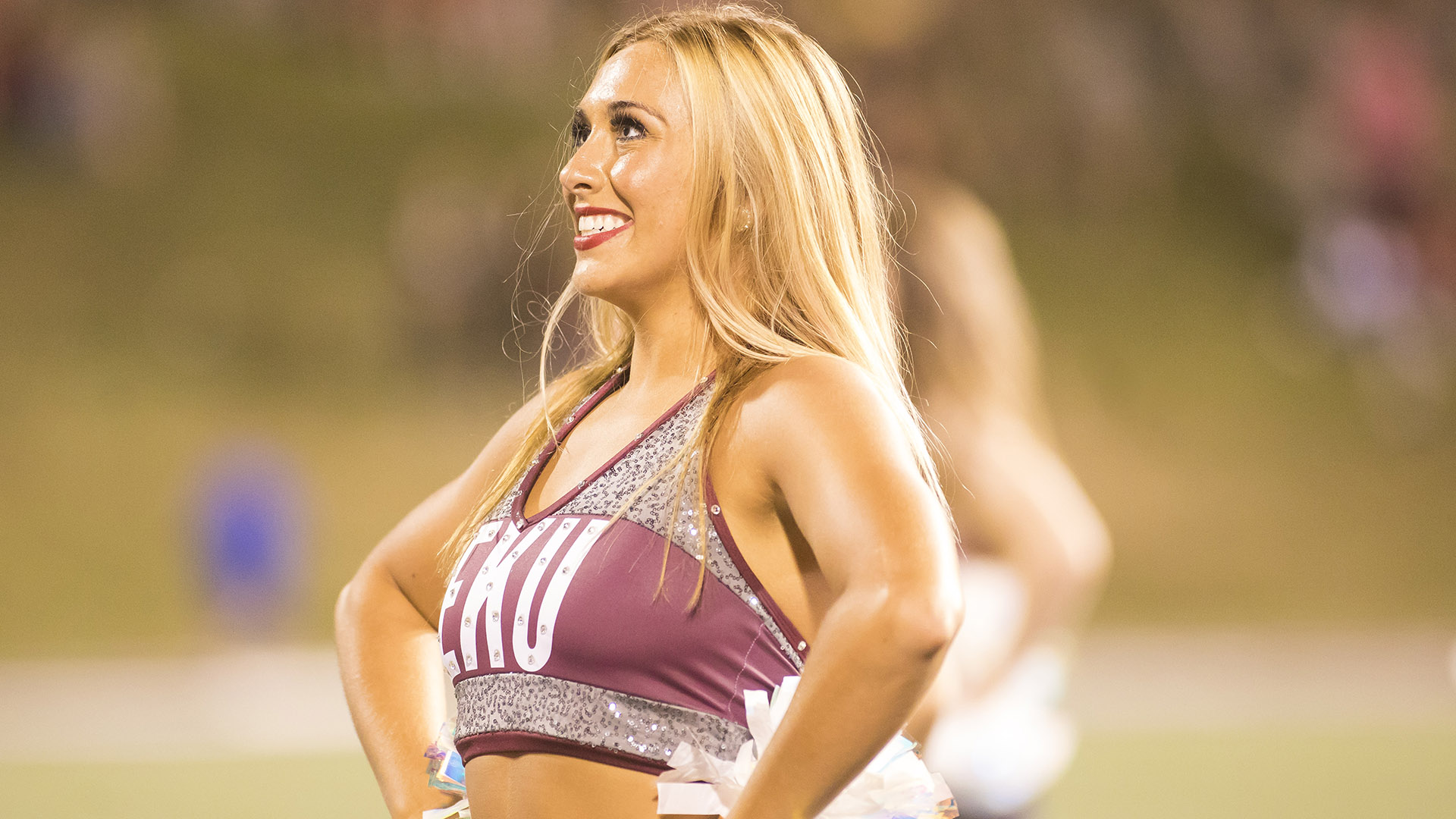 Dance Team-01 (2019_08-29 vs Valparaiso by Amanda Cain)