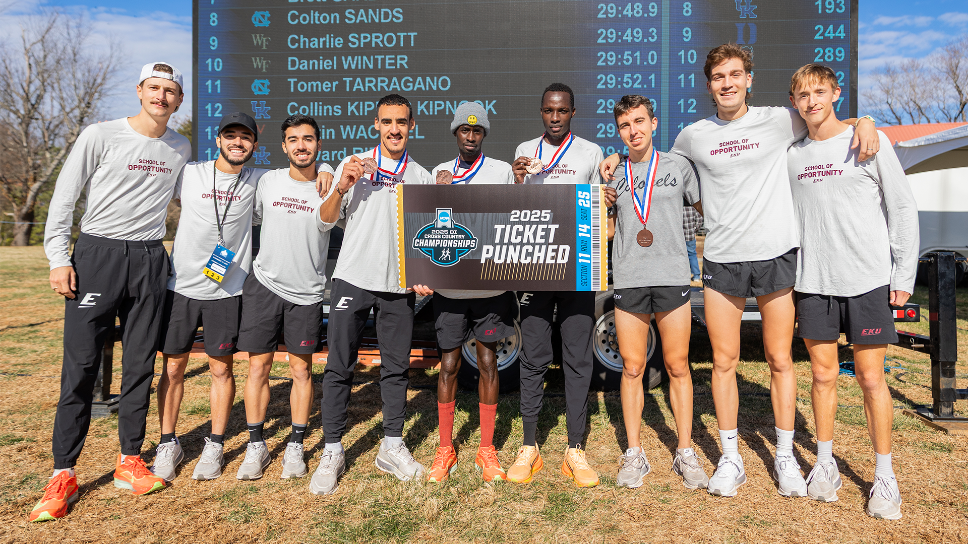 Men XC Ticket Punched 2025 Regionals